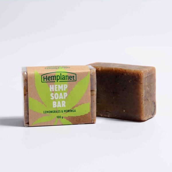 Hemplanet Hemp Soap Bar Lemon Grass & Moringa 100g