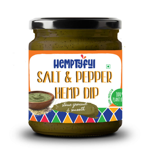 Hemptyful Salt & Pepper Hemp Dip 180gm